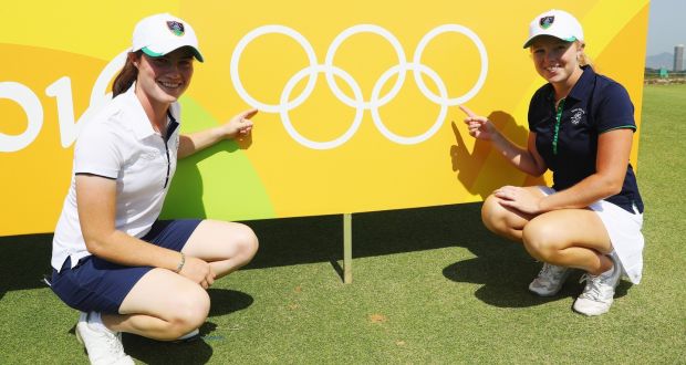Leona Maguire and Stephanie Meadow fly the flag for Ireland in the women’s golf, which gets underway on Wednesday.