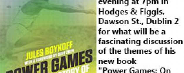 Join Author Jules Boykoff this Evening For a Discussion on Politics and the Olympics