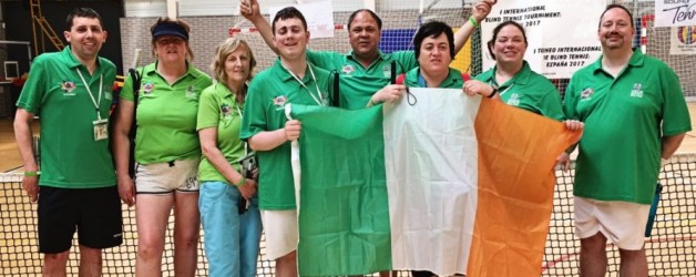 The Irish Blind Tennis Team Celebrate International Success